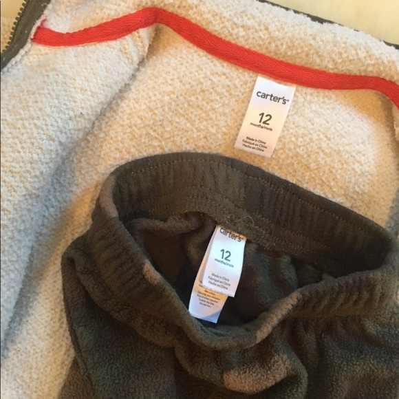 Carter’s Fleece 2 Pce Jacket & Pants Set - Picture 8 of 8